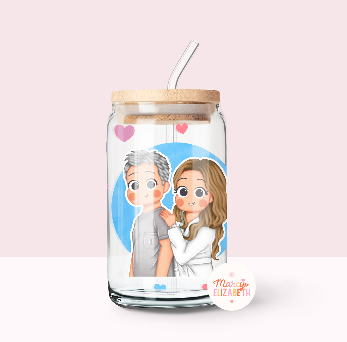 The Resident Kitbell 16oz Glass Tumbler