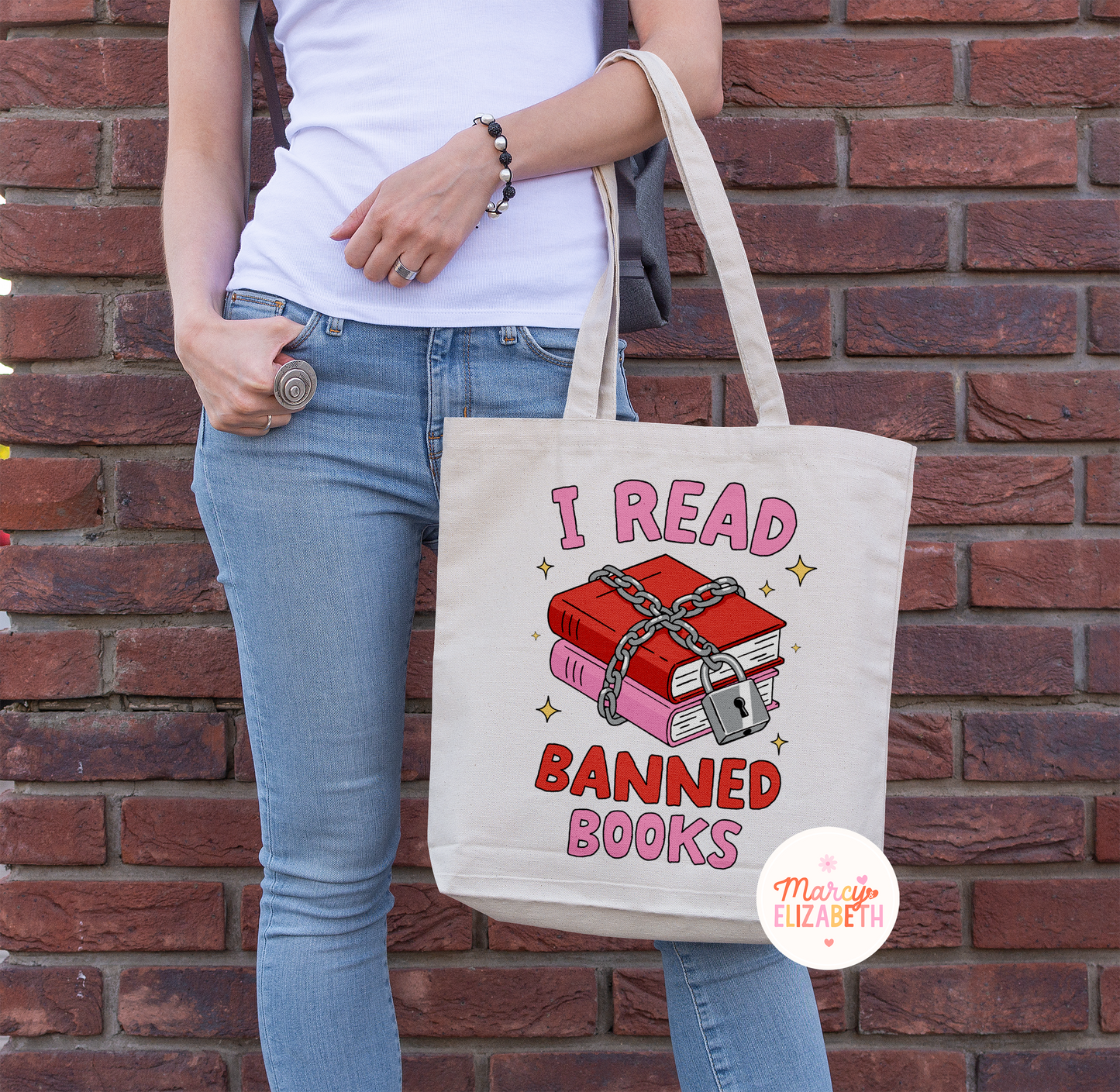 I Read Banned Books Tote Bag