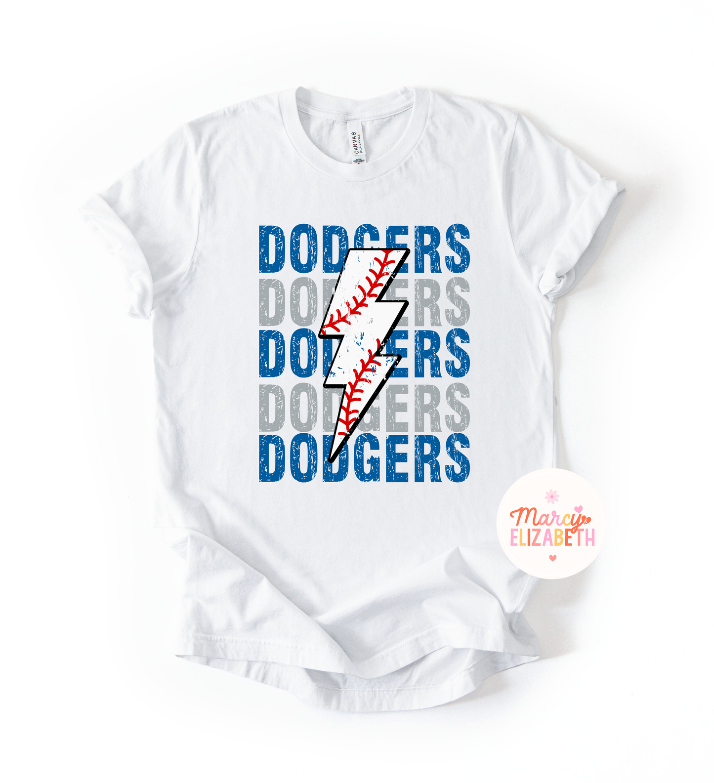 Dodger Stacked Adult Shirt