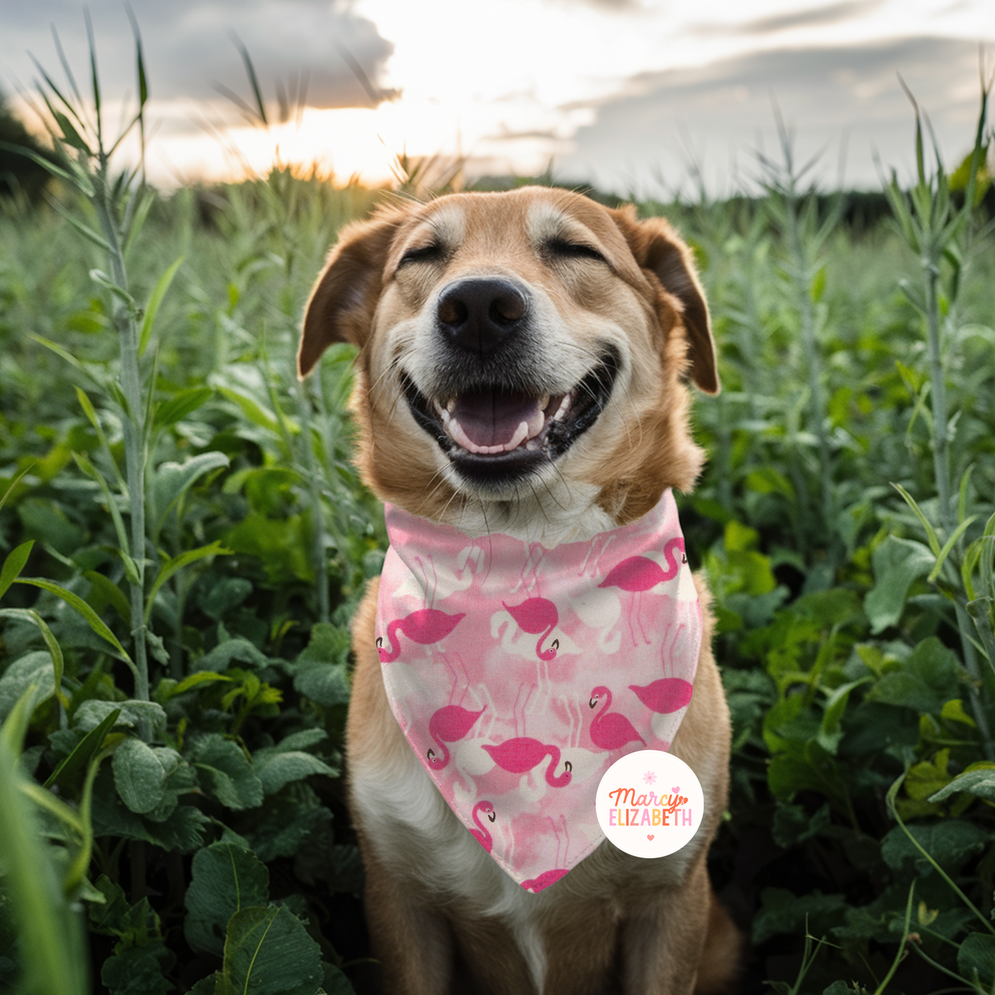 Flamingo Pet Bandana