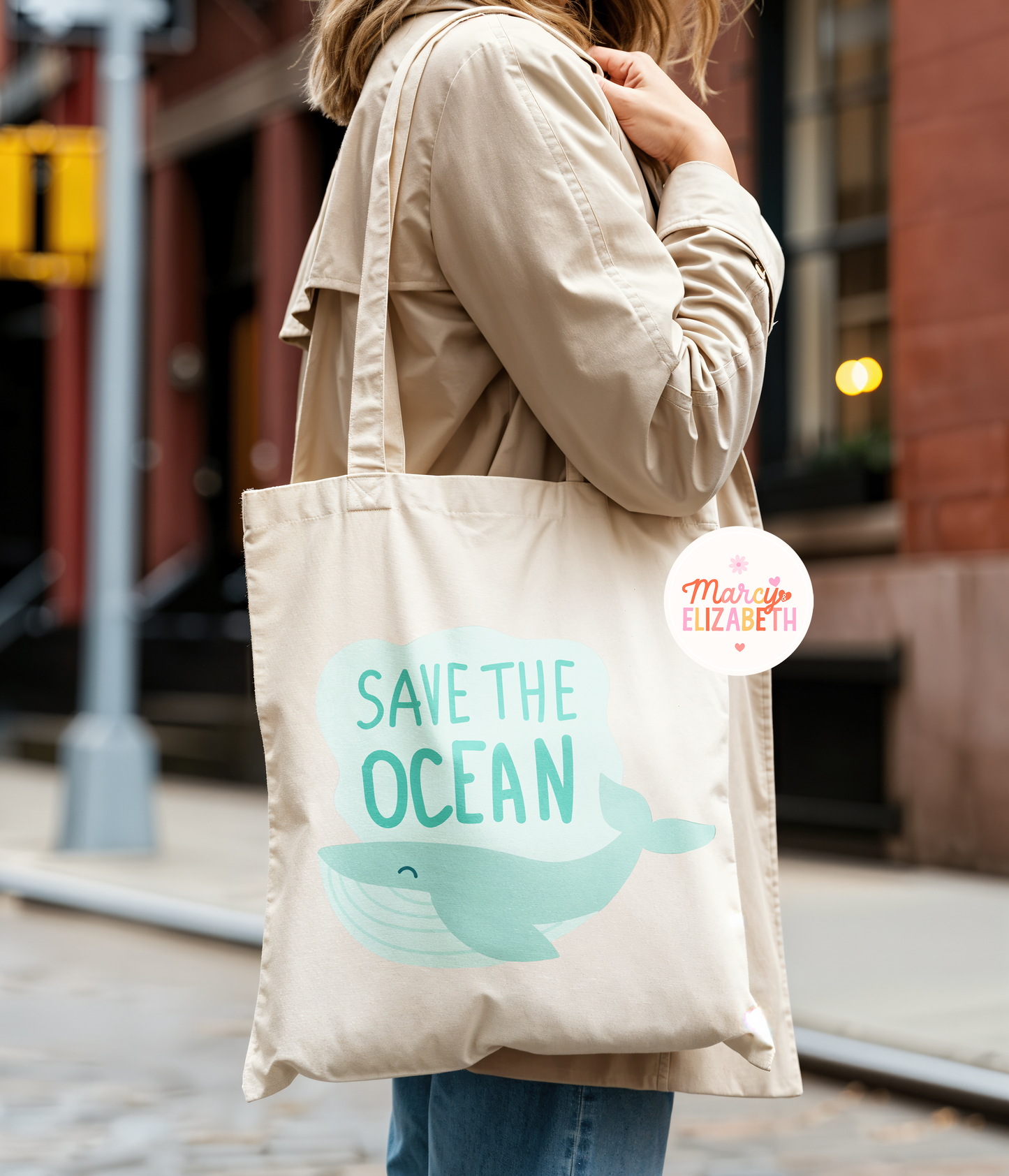 Save the Ocean Tote Bag