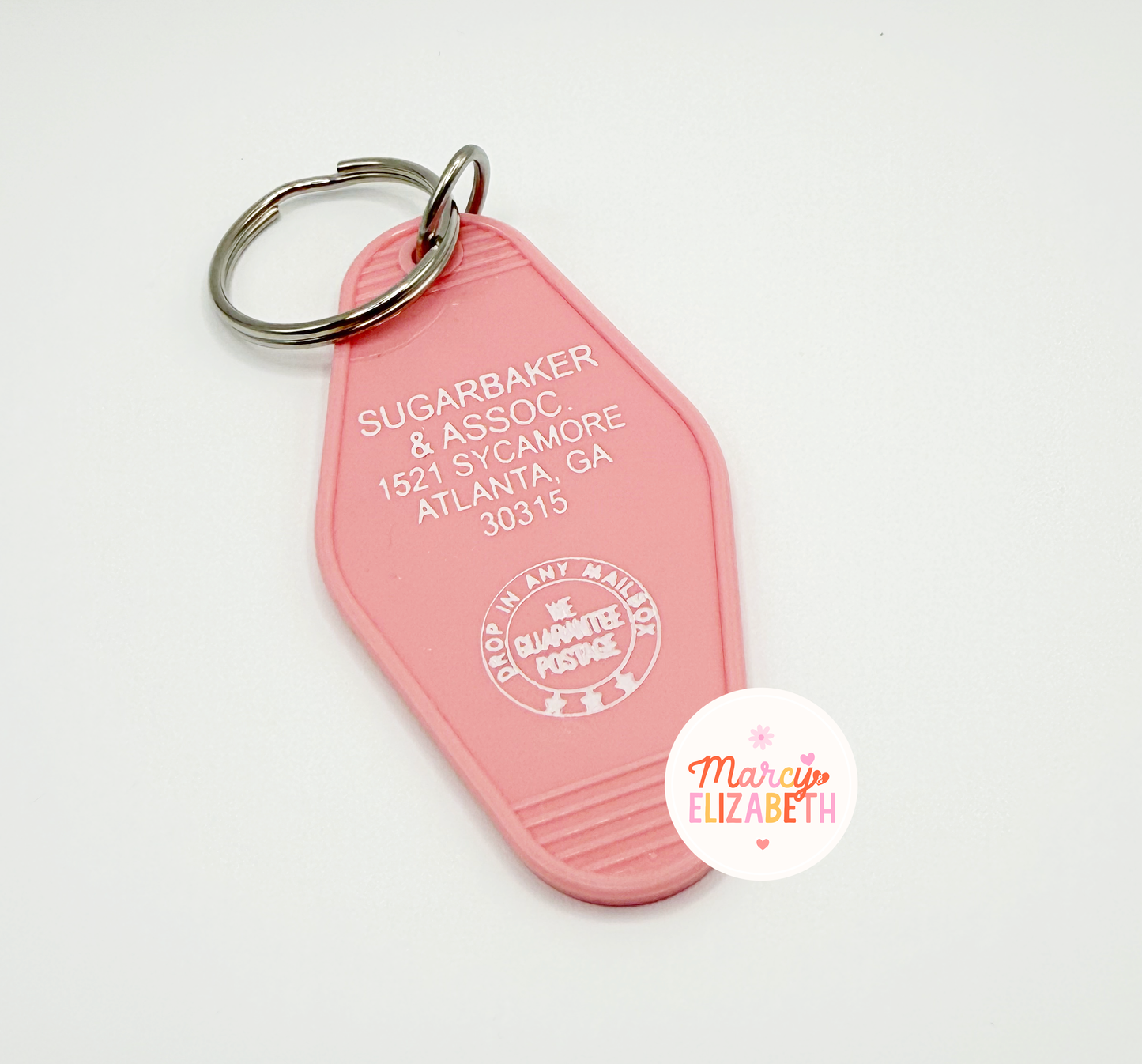Sugarbaker & Associates Vintage Motel Keychain