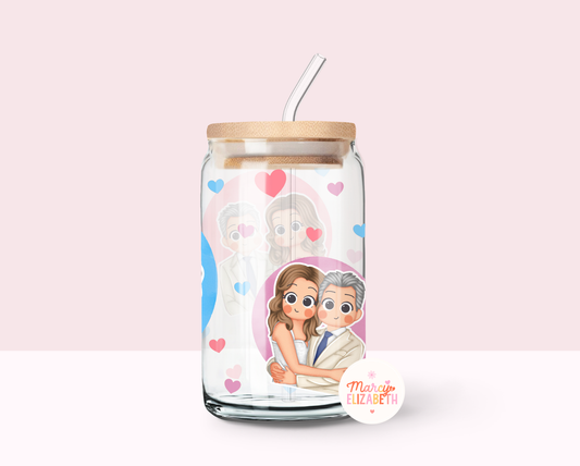 The Resident Kitbell 16oz Glass Tumbler