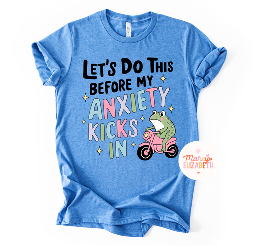 Anxiety kicks in Adult Shirt