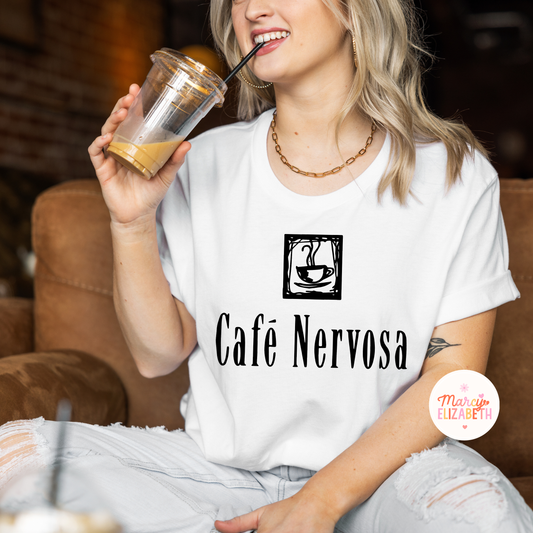 Cafe Nervosa Adult Shirt