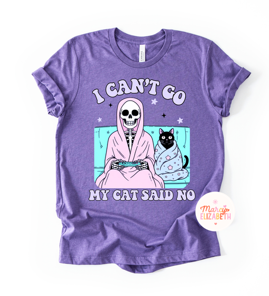 My Cat Said No Adult Shirt