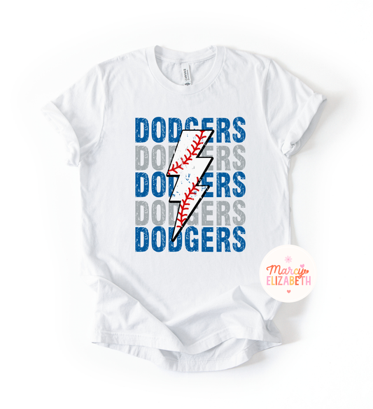 Dodger Stacked Adult Shirt