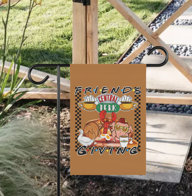 Friendsgiving Garden Flag