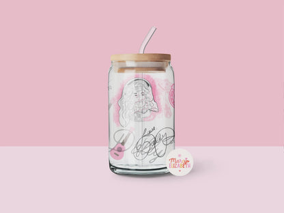 Dolly 16oz Glass Tumbler