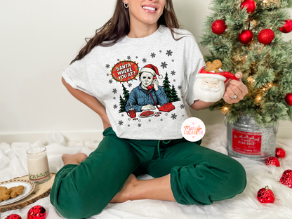 Santa Halloween Adult Shirt