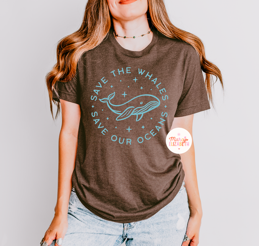 Save the Whales Adult Shirt