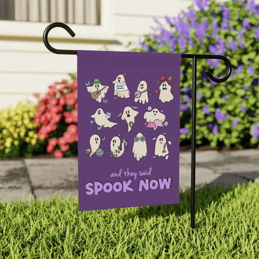 Spook Now Garden Flag