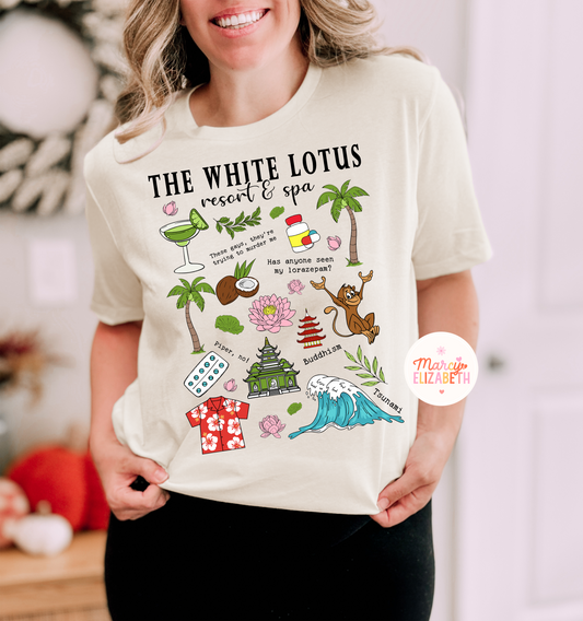 The White Lotus Adult Shirt